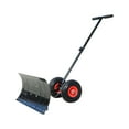 thumbnail image 2 of Wheeled Snow Pusher, Snow Plow Outdoor Snow Pushing, Multi Angle Rolling Removal Wheels 74x35cm, 2 of 8