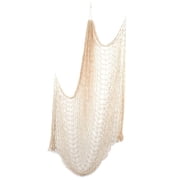 Natural Fishing Net Decorations, Nautical Wall Decor for Birthday Party, Baby Shower, Pirate Party, Hawaiian Luau, Ocean-Theme Events (79x60 in.)