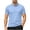 Light Blue, variant on JTSRKL Mens Summer Golf Shirts Snap Button Half Zip Collared Lightweight Tees Business Stretchy Casual Daily Commute Comfort Loose Fit Tops