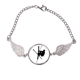 thumbnail image 1 of Educación física, jugador de Deportes Esqui Pulsera pulsera pulsera alas de ángel pulsera, 1 of 3