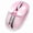 pink, variant on Krocisen M60 Rechargeable Wireless Mouse, Bluetooth 2.4G & Wired 3-Mode Mouse with Adjustable DPI, Transparent Shell for Laptop, PC, Mac, iPad(Black)