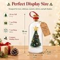 thumbnail image 6 of Recordable Christmas Tree Message in a Bottle Ornament with Playback | Voice Message Keepsake, Snow Scene Glass Bottle, Christmas Decoration, Shape B, 6 of 11