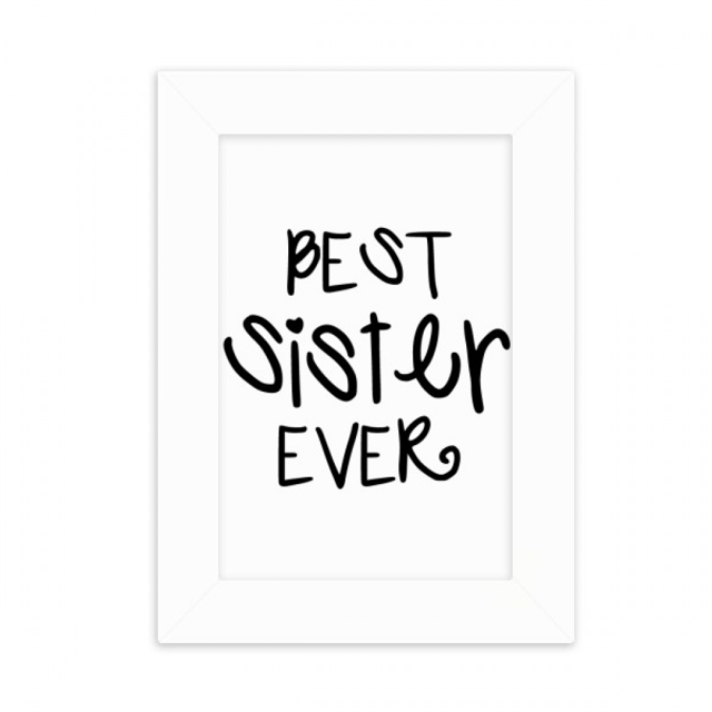 Faly Love Bless Best Sister Quotes Desktop Photo Frame Picture Display Decoration Art Painting