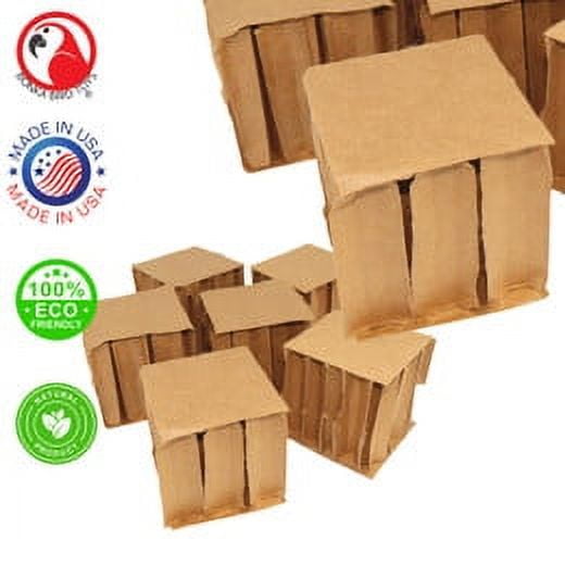 Bonka Bird Toys 2296 Pk6 3-Inch Cubes Foot Talon Craft Part Bird Toys