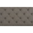 thumbnail image 3 of Benjara Desha California King Bed, Button Tufted Headboard, Curve Details, White, 3 of 5