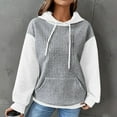 thumbnail image 2 of Siilsaa Sweatshirts for Women Zipper Front Womens Long Sleeve Zip Up Sweatshirts Jackets Casual Loose Outwear with Pockets Light Gray,2XL, 2 of 4