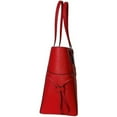 thumbnail image 5 of Michael Kors Gilly Drawstring Large Top Zip Tote Bright Red Saffiano Leather, 5 of 6