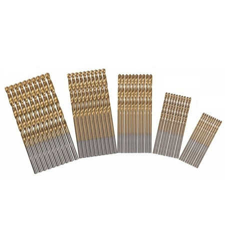

WIURAY Drill Bit Set Resina Fibra Guardar Llaves Herramientas Completa Bricolaje Speed Tool 50Pcs Titanium Bit Steel Set 1/1.5/2/2.5/3mm High Drill Coated Tools & Home Improvement