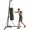 Black, variant on Punching Bag with Stand for Adults, 72.8"-90.9" Height Adjustable Freestanding Boxing Stand with Canvas Sandbag, Red