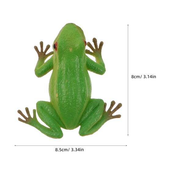 WEUVEB Assorted Frog Figurine Collection - Decorative Animal Statue Pieces for Home and Garden Display
