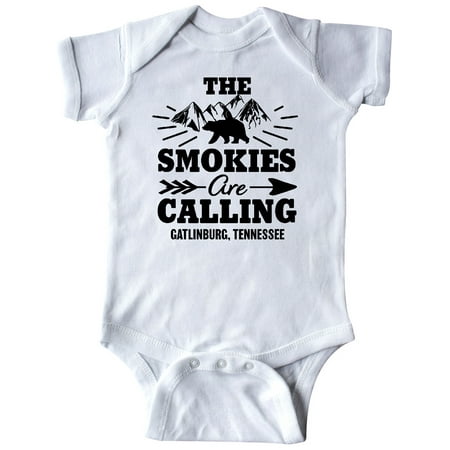 

Inktastic The Smokies Are Calling Tennessee Vacation Gift Baby Boy or Baby Girl Bodysuit