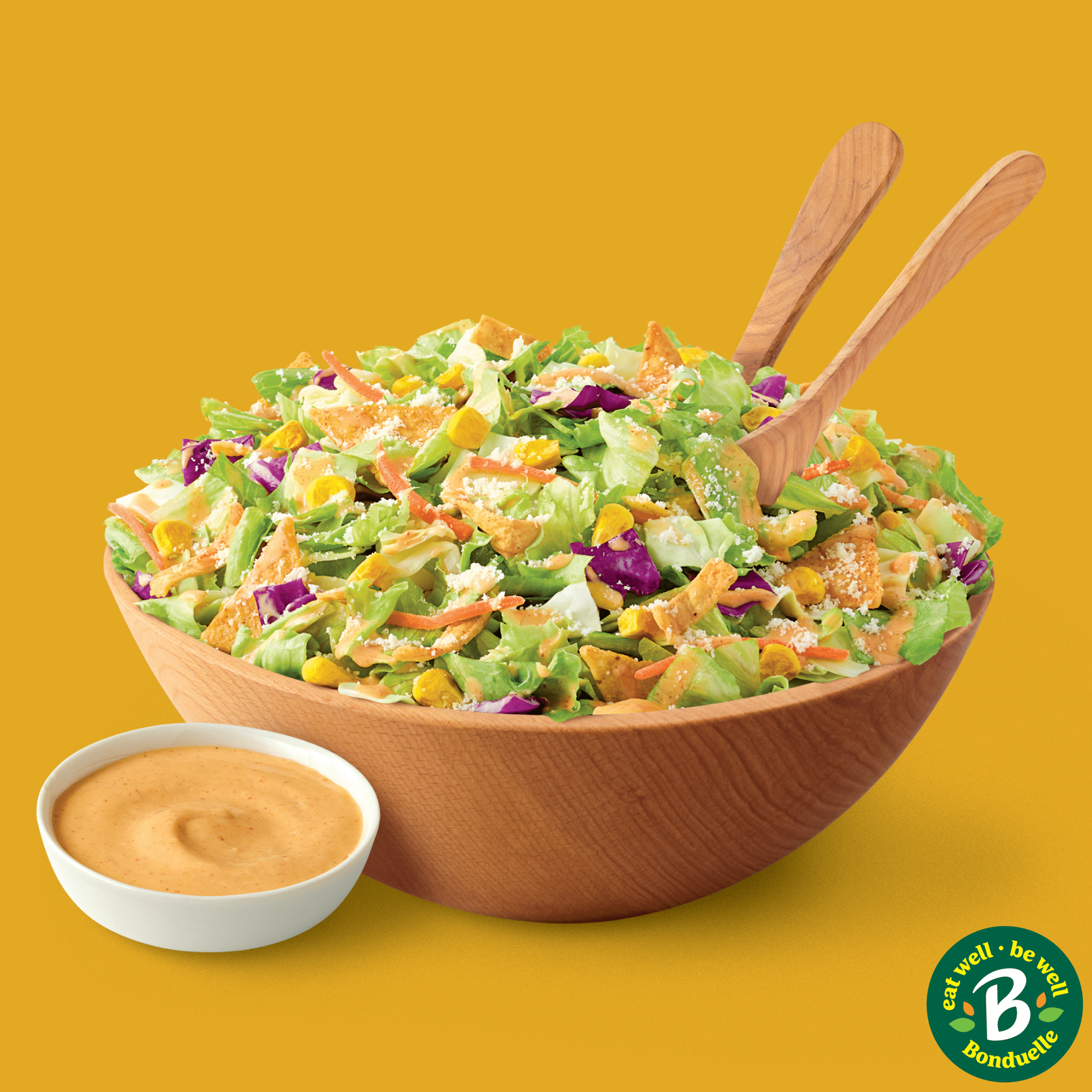 Bonduelle Street Corn Salad Kit, 9.75oz Bag, Fresh
