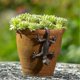 thumbnail image 3 of Potted Bronze Gecko Plant Holder by Janshore - Decorative Suspension Flower Pot for Unique Home & Garden Decor, 3 of 5