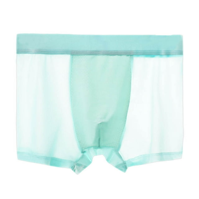 Ice Silk Thin Style Traceless Boxers Business Breathable Mens Summer Comfortable Boxers