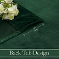 thumbnail image 4 of Living Room Curtains, Vintage Velvet Drapes Soft Durable Texture Room Darkening Window Treatment Decorative Backdrop Thermal Curtains for Bedrooom, Hunter Green, W52 x L108 inch, 2 Panel, 4 of 7