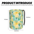 thumbnail image 3 of Honeii Pineapples1 Print Waterproof Car Trash Can,Waterproof Portable Collapsible Trash Can,Garbage Container fits Most Cars,SUVs,and Trucks, 3 of 7