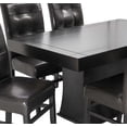 thumbnail image 3 of Comedor Veneto MOBILKRAFT 6 Sillas de Madera Base de Madera Estilo Contemporáneo Color Chocolate, 3 of 3