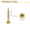 thumbnail image 2 of Uxcell 100 piezas Tornillos para Deck #8 x 1-1/2" Torx Tornillos de Madera para Exterior con Bit de Manejo T25, 2 of 7