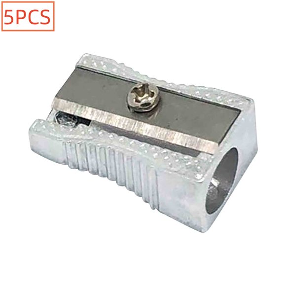 Fiudx Sacapuntas Manual con Agarre Ergonómico, Portátil, de Aleación, con Hoja de Acero Al Carbono Resistente, Ideal para Uso Escolar y de Oficina, Ideal para Estudiantes y Profesionales.