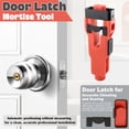 thumbnail image 2 of Mortise Slot Tool, Door Latch Installer With Adjustable Blade, for Lock Installation, Orange, 2 of 7