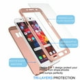 thumbnail image 4 of Samsung Galaxy S7 Case, Galaxy S7 Screen Protector, S7 Sturdy Cover, Njjex Hard Case Full Protective With Tempered Glass Screen Protector Case For Samsung Galaxy S7 S VII G930 GS7 -Rose Gold, 4 of 4