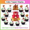 thumbnail image 6 of Flash Party Supplies Plates Decorations Birthday Cake Topper Banner Decor Backdrop Balloons, 6 of 8