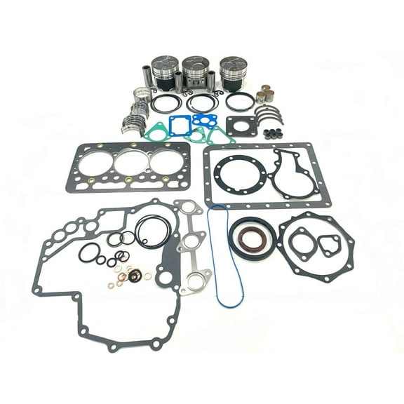 Arko Tractor Parts Engine Overhaul Rebuild Kit Compatible With Kubota D722 Engine STD B7300HSD BX1850D BX1860D 16871-03310 16873-99354 16863-99366 16851-21114 16853-21050