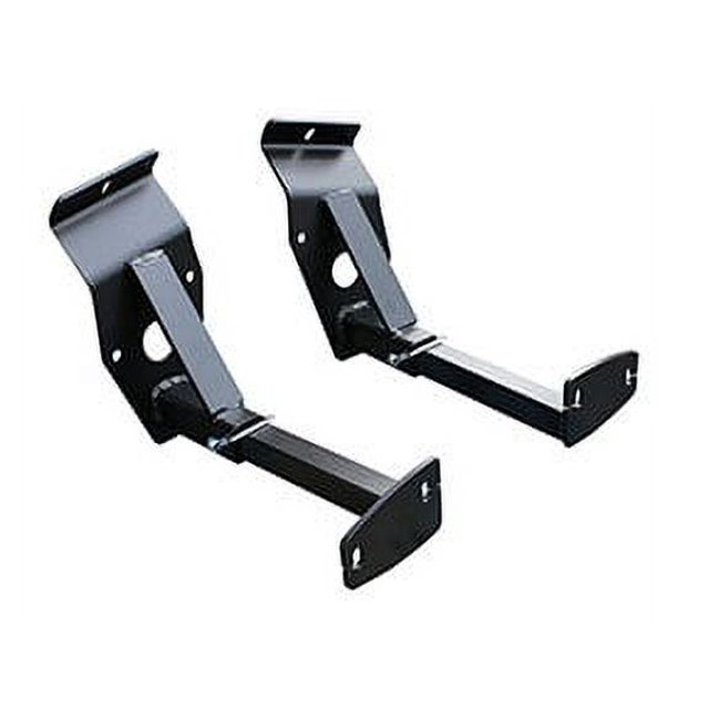 Torklift Attache de Camping D3113 Montage sur Cadre; Aucun Perçage Requis; Revêtement en Poudre; Noir; Acier Forgé; Ensemble de 2
