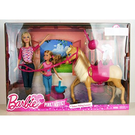 Barbie Pinktastic Sisters Riding Lessons - Walmart.com