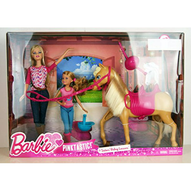 Barbie Pinktastic Sisters Riding Lessons
