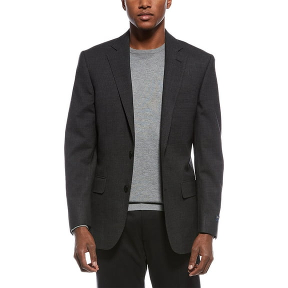 Brooks Brothers mens  Knit Wool-Blend Suit Jacket, 36 REG, Blue