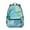 Teal Gold Marble-2, variant on Blue Pioneer Flower Backpack for School,Cute School Bag,Schoolbag with Adjustable Shoulder Straps & Padded Back,15.3"x11"x7.1".﻿