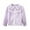 Light Purple, variant on Girls Lace Peter Pan Collar Long Sleeve Blouse, Kids Textured Swiss Dot Button Down Shirt Flounce Casual School Uniform Top for Back to School Daily Outdoor Wear(Light Purple,11-12 Years)