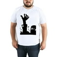 thumbnail image 4 of Graphic Tees Baggy Shirts for MenSkull (52) Crew Neck Streetwear T Shirts Casual Summer Sports Best Sizes, 4 of 5