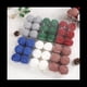 thumbnail image 5 of 8Cm/6 Piezas Estuche de Bolas de Navidad con Lentejuelas de Diamantes de Perlas Tienda para el Hogar Colgantes para Fiestas NavideñAs DecoracióN Colgante para áRboles Navidad, 1, 5 of 6