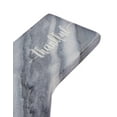 thumbnail image 3 of Lexi Home Real Marble Decor Spoon Rest - Grey with Thankful Design, 3 of 5