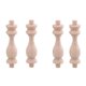 thumbnail image 3 of 20 Pcs 7.6X1.8cm Beech Unpainted Unfinished Wood Craft Spindles Baluster Restaurant Decor Repair De, 3 of 5