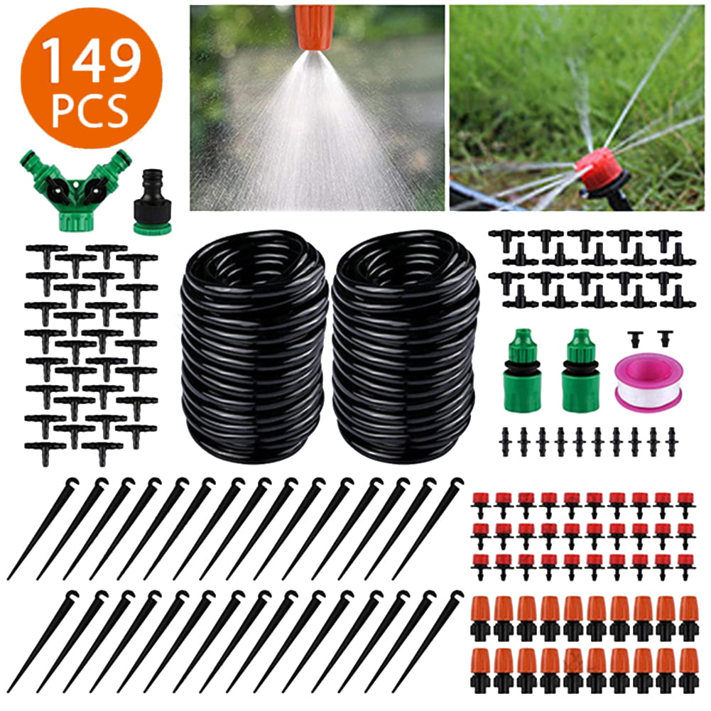 Details about   25M Micro DIY Drip Water Irrigation System Garden Lawn Self Plant Hose Drippers 