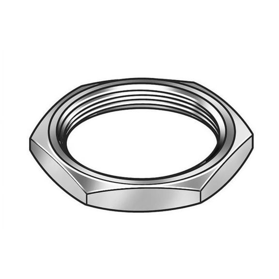 Panel Nut, 5/16-32, Hex, Stainless, PK2