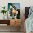 thumbnail image 5 of Mediterranean Village Laundry Canvas Print, Suitable for Living Room, Bedroom, Kitchen, Hallway, Patio, Cafe, 5 of 8