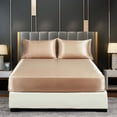 thumbnail image 4 of Queen Size 4 Piece Sheet Set - 4 Piece Bedding Sheets & Pillowcases - Hotel Luxury, Extra Soft, Cooling Bed Sheets - Easy Care, Wrinkle, Fade, Stain Resistant (Queen, Khaki), 4 of 5