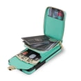 thumbnail image 2 of Case for Samsung Galaxy S25+ Plus, [Large Capacity] Wallet Case with Card Slots & Zipper Pocket, Premium PU Leather Metal Snap Kickstand Shockproof Case with Shoulder Strap, Mint, 2 of 7