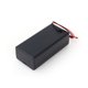 thumbnail image 4 of Cajas de soporte de batería de CC de 9 V Caja de almacenamiento de batería de plástico negro duradero de 9 V con cable de encendido Interruptor ON/OFF, paquete de 3 Unbranded GSOT21500, 4 of 6