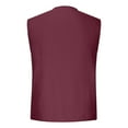 thumbnail image 4 of Mens Tank Top Beach Men Casual Solid Waistcoat Cotton And Linen Undershirt Vintage Buckle Sleeveless, 4 of 8