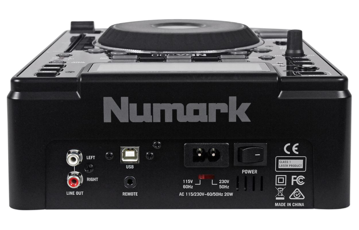 2)　Controllers+Bluetooth　Media　Numark　USB/CD　Player　NDX500　DJ　Mixer+Backpack