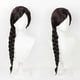 thumbnail image 5 of Witch Elphaba Extra Long Braided Wigs – Black Brown Witch Cosplay Braid Wig, 5 of 5