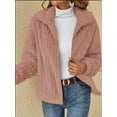 thumbnail image 3 of Women's Fleece Lapel Cropped Jacket, 3 of 5