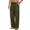 A- Army Green, variant on COOFANDY Men's Linen Pants Stretchy Waist Linen Pant Beach Weeding Linen Pants
