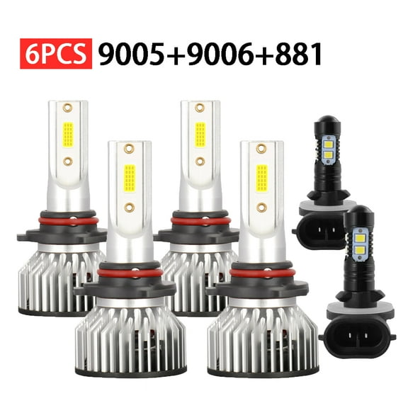 For Oldsmobile Alero 1999-2004 6000K Combo LED Headlights Kit  Fog Lights Bulbs