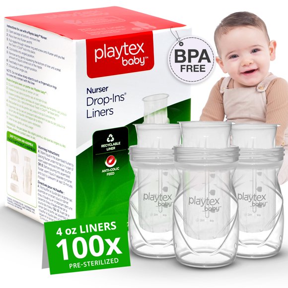 Forros desechables para biberones Playtex Baby Nurser 120 ml